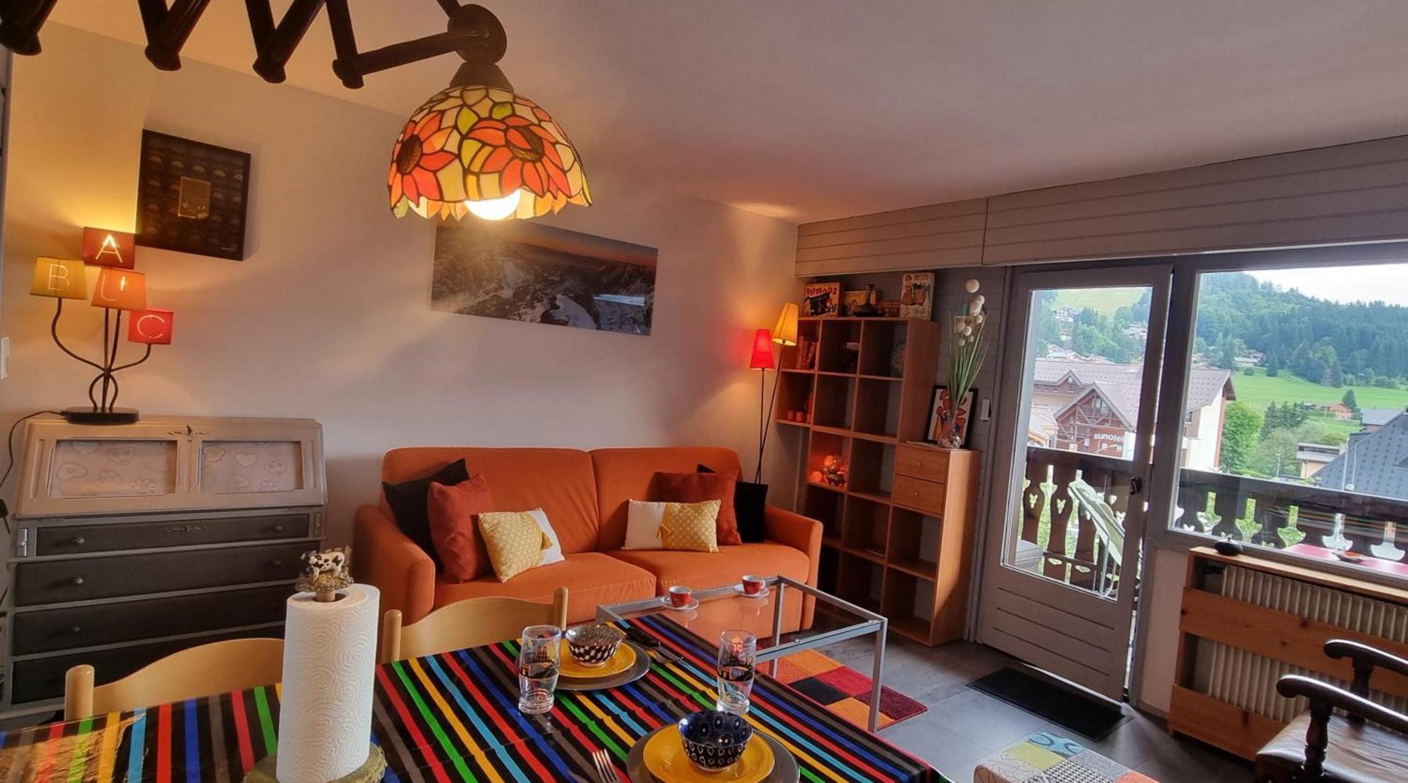 Vintage Chic -Central, Wifi, Mountain View Les Carroz d'Araches Bagian luar foto